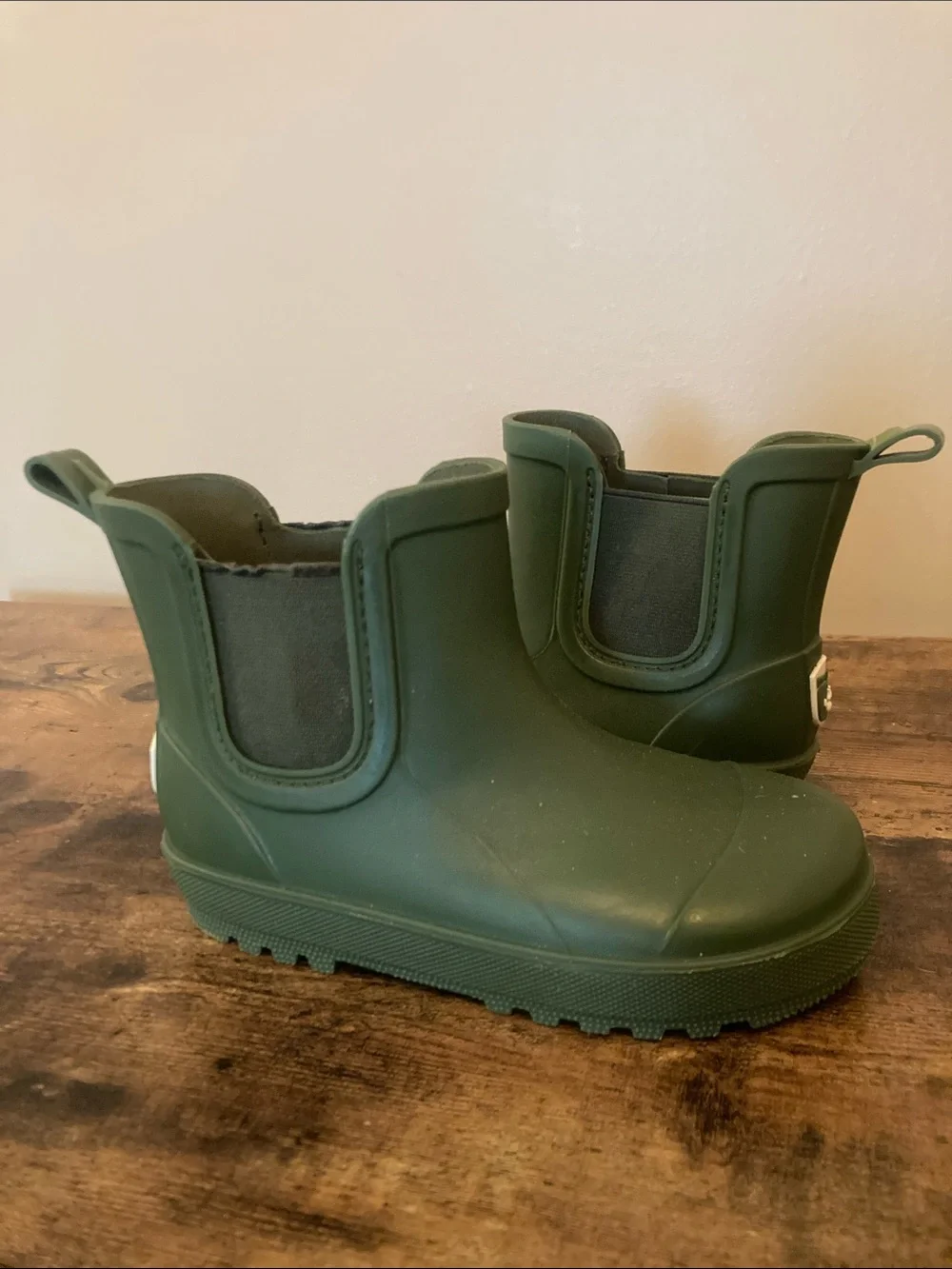 Green Toddler Rainboots, Size 10C